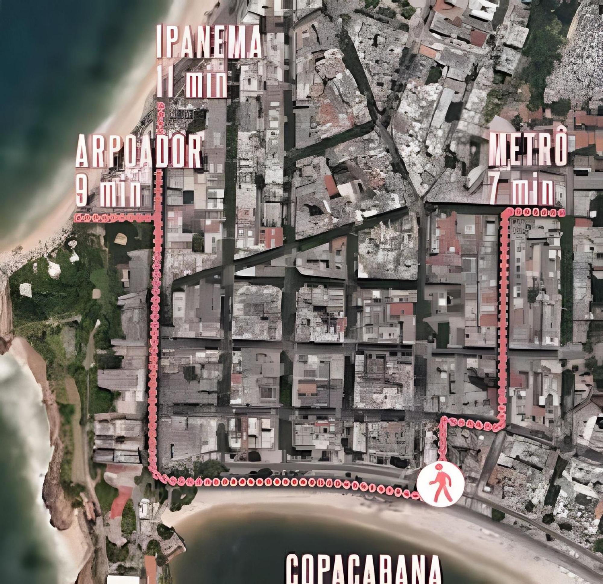 Studio Pe Na Areia Em Copacabana Рио-де-Жанейро Экстерьер фото