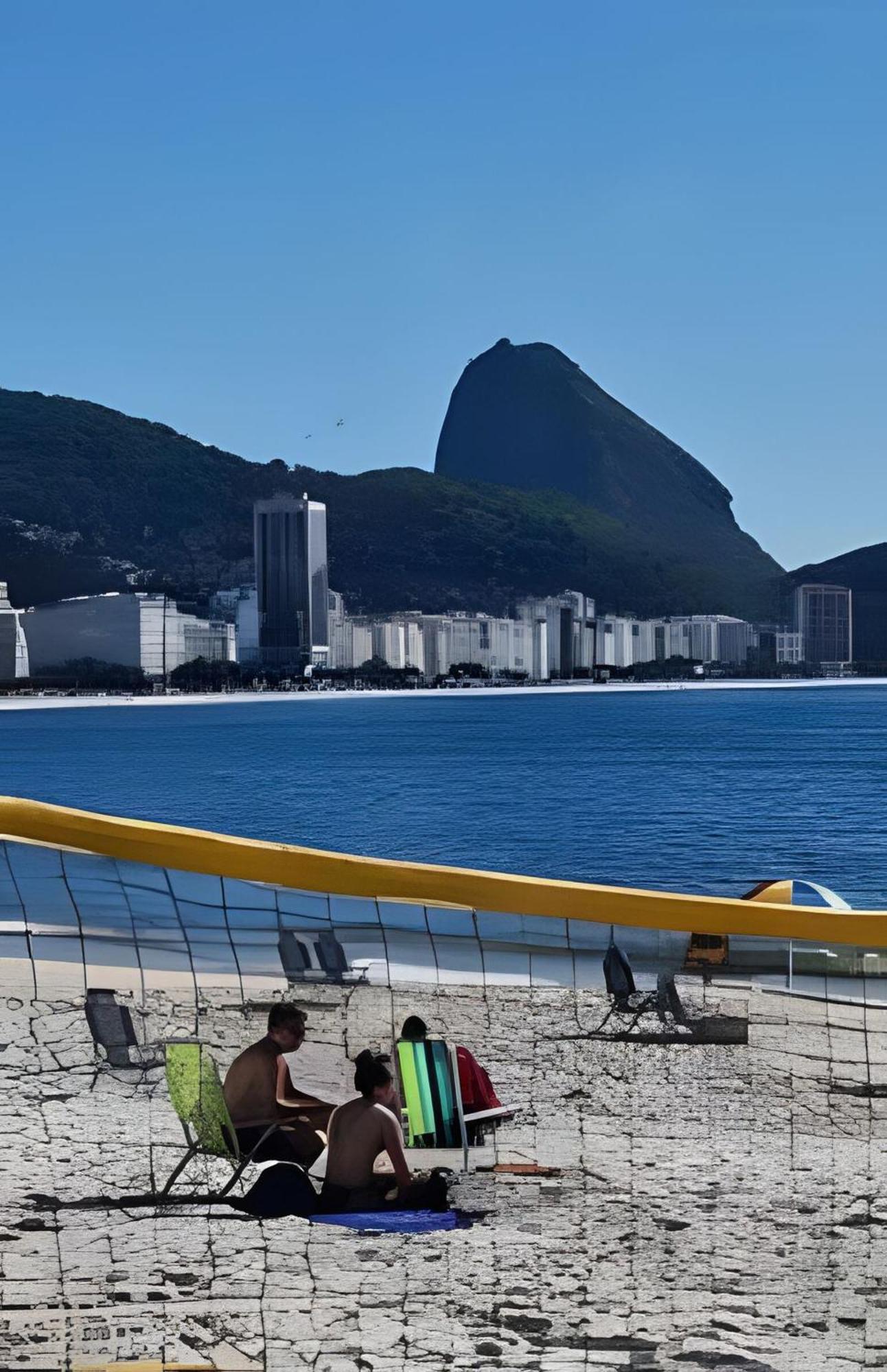 Studio Pe Na Areia Em Copacabana Рио-де-Жанейро Экстерьер фото